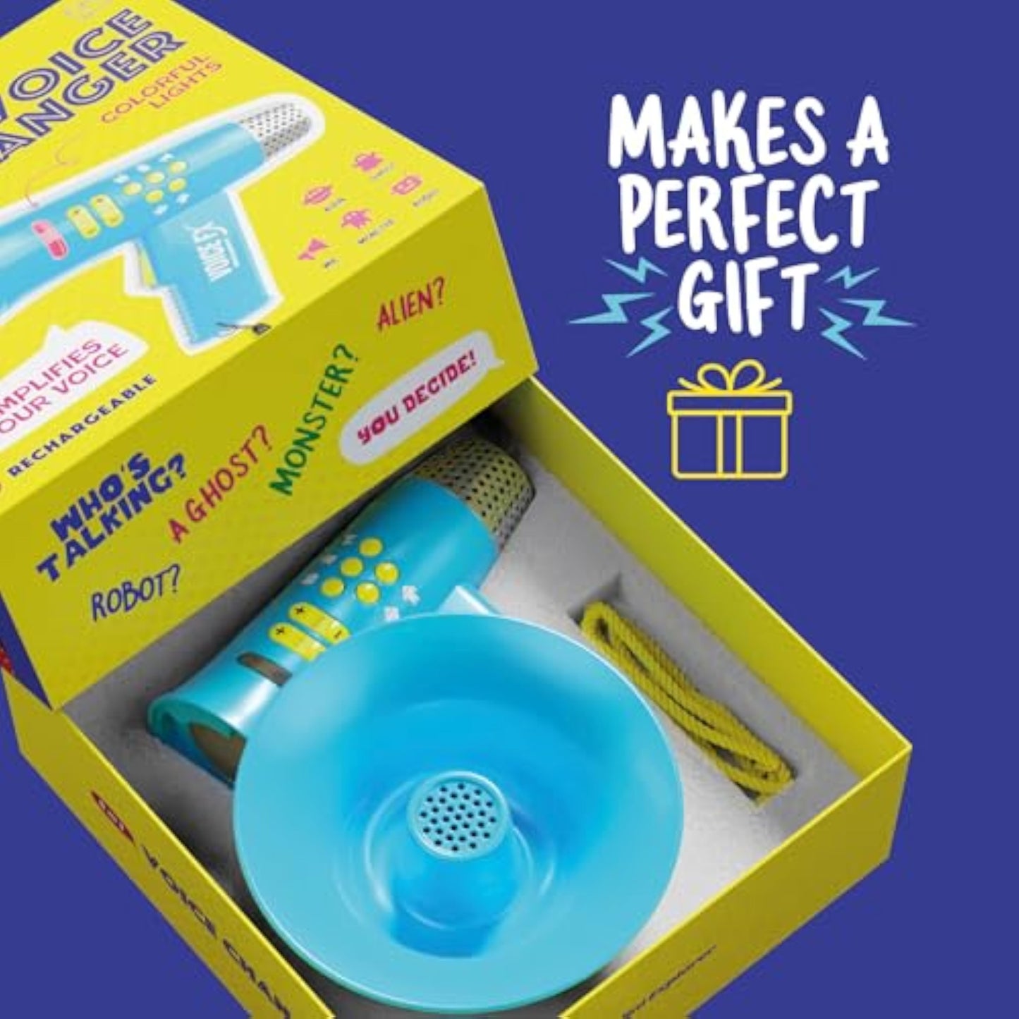 Mini Explorer Voice Changer for Kids - Gifts for Kids - Voice Changing Device for Boys & Girls Ages 3-8+ Olds Birthday Gifts for 3, 4, 5, 7, 8 Year Old Boy - Toys Gift Ideas for Kid, Toddler - New