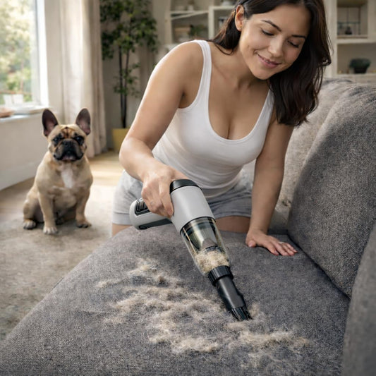 Handheld Mini Portable Compact Car Vacuum Cleaner & Blower 3-in-1 with HEPA Filter, Lightweight Design, 25-Minute Running Time, Cordless Rechargeable Crevice Tool - 15000 PA Suction