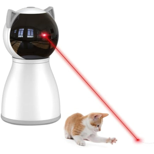YVE LIFE Cat Toys Laser for Indoor Cats,The 4th Generation Real Random Trajectory Motion Activated Rechargeable Automatic Cat Laser Toy,Interactive Cat Toys for Bored Indoor Cats/Kittens - New