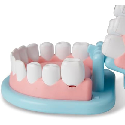 Melissa & Doug Super Smile Dentist Play Set, 25-Piece Dentist Kit with Oversized Teeth, Large Tools & Accessories, Kids Toys for Girls & Boys 3+ - New