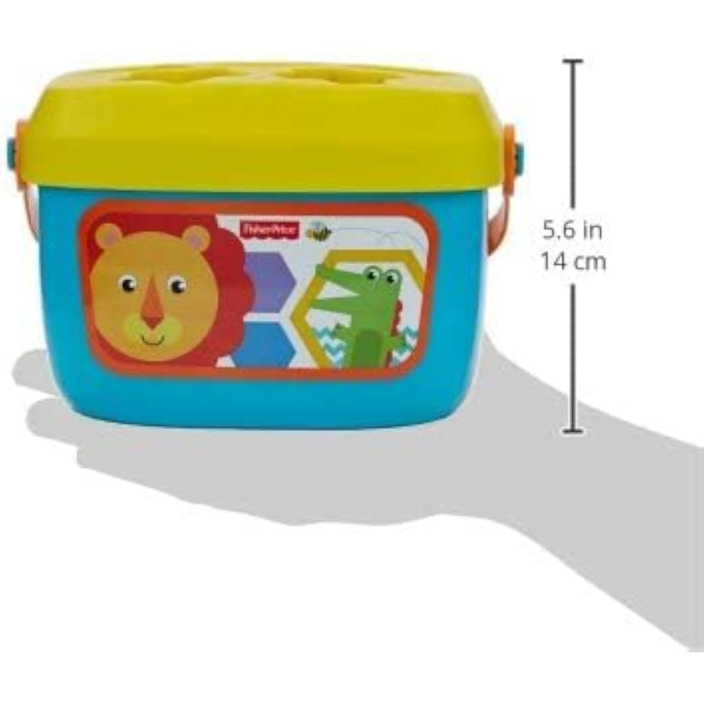 Fisher-Price Stacking Toy Baby's First Blocks Set of 10 Shapes for Sorting Play for Infants Ages 6+ Months - New