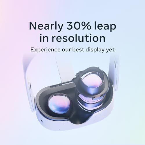 Meta Quest 3 512GB | VR Headset — Thirty Percent Sharper Resolution — 2X Graphical Processing Power — Virtual Reality Without Wires — Access to 40+ Games with a 3-Month Trial of Meta Horizon+ Included - New