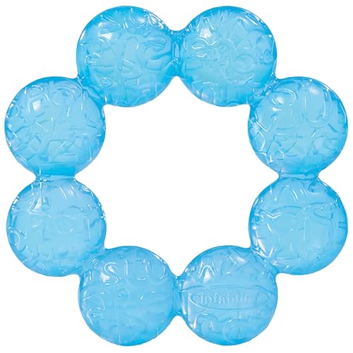 Infantino Water Teethers – Sensory Exploration, Teething, Cooling & Massaging Relief for Sore Gums, Lime & Blue, 3-Pack - New