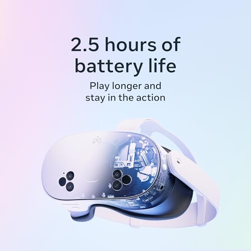 Meta Quest 3S 128GB | VR Headset — Thirty-Three Percent More Memory — 2X Graphical Processing Power — Virtual Reality Without Wires — Access to 40+ Games with a 3-Month Trial of Meta Horizon+ Included - New