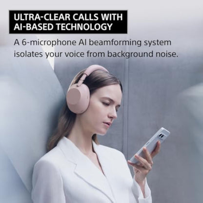 Sony WH-1000XM6 The Best Noise Canceling Wireless Headphones, HD NC Processor QN3, 12 Microphones, Adaptive NC Optimizer, Mastered by Engineers, Studio-Quality, 30-Hour Battery, Black - New