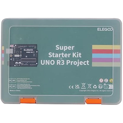 ELEGOO UNO Project Super Starter Kit with Tutorial and UNO R3 Board Compatible with Arduino IDE - New