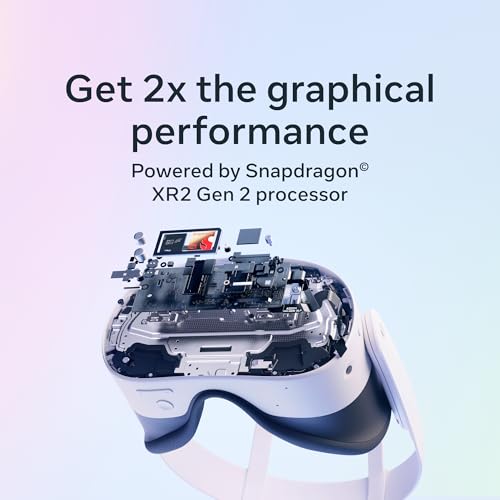 Meta Quest 3S 128GB | VR Headset — Thirty-Three Percent More Memory — 2X Graphical Processing Power — Virtual Reality Without Wires — Access to 40+ Games with a 3-Month Trial of Meta Horizon+ Included - New