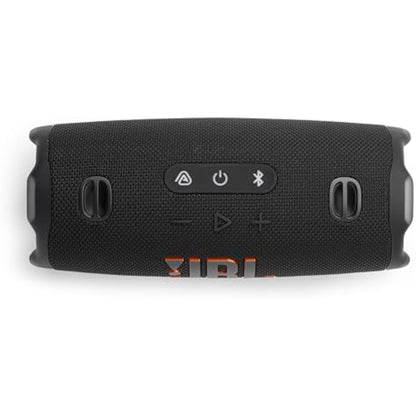 JBL Charge 6 - Portable Waterproof & Drop-Proof Bluetooth Speaker, Bold JBL Pro Sound with AI Sound Boost, 28Hrs of Playtime, Built-in powerbank & Comes with a Sturdy/Removable Carrying Strap (Black) - New
