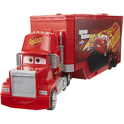 Mattel Disney and Pixar Cars Transforming Mack Playset, 2-in-1 Toy Truck & Tune-Up Station with Launcher, Lift & More, Movie-Inspired Graphics, Gift for Kids Ages 4 Years Old & Up - New
