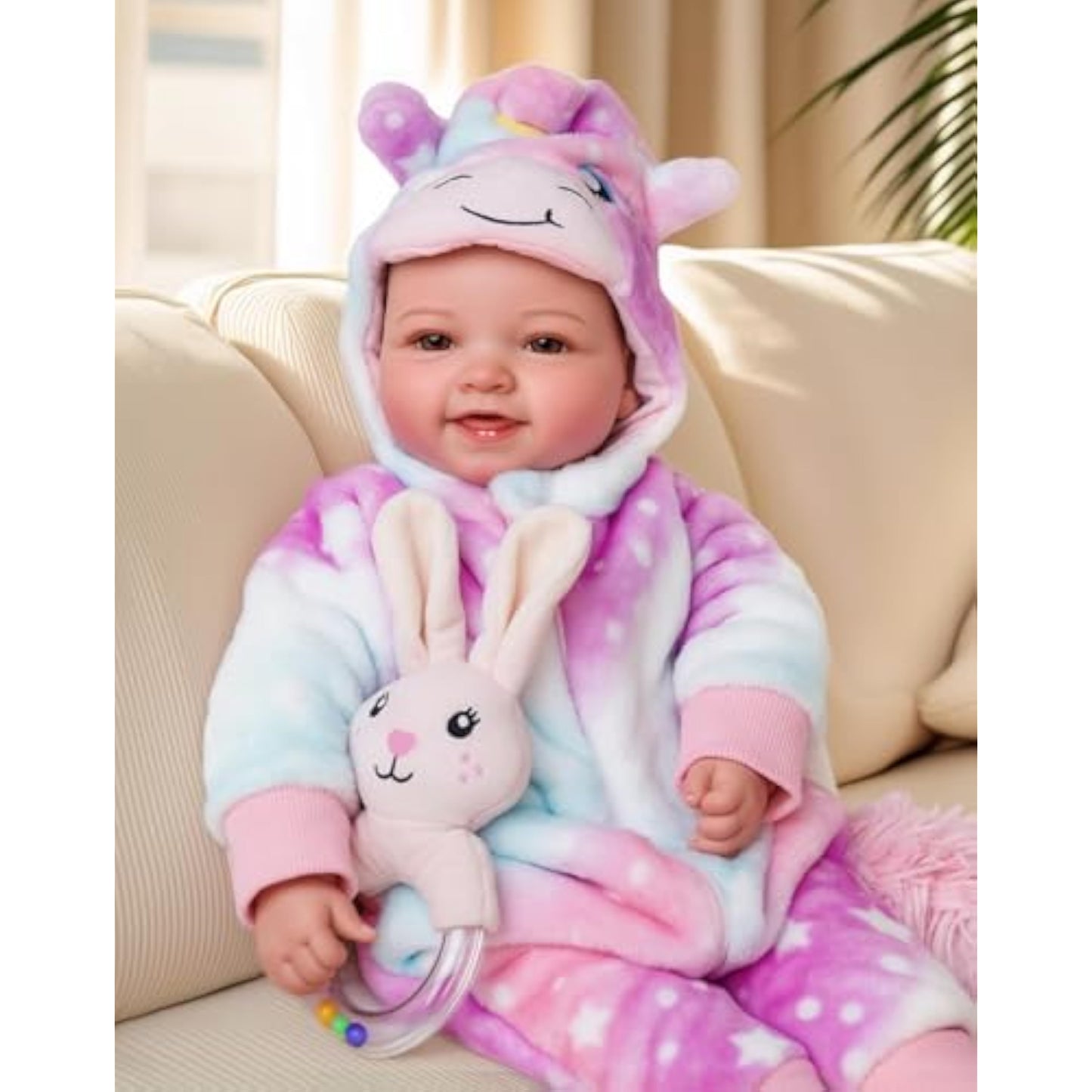 BABESIDE Baby Dolls, 17inch Large Realistic Cute Soft Body Baby Doll Real Life Baby Dolls with Accessories for 3+ Year Old Girls Gifts, Pretend Play, Collection - New