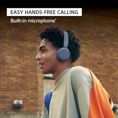 Sony WH-CH520 Wireless Headphones Bluetooth On-Ear Headset with Microphone and up to 50 Hours Battery Life with Quick Charging, Black - New