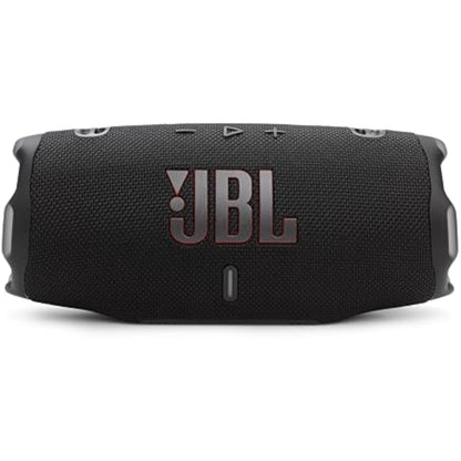 JBL Charge 6 - Portable Waterproof & Drop-Proof Bluetooth Speaker, Bold JBL Pro Sound with AI Sound Boost, 28Hrs of Playtime, Built-in powerbank & Comes with a Sturdy/Removable Carrying Strap (Black) - New