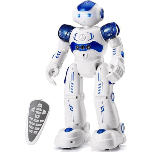 KingsDragon RC Robot Toys for Kids, Gesture & Sensing Programmable Remote Control Smart Robot for Age 3 4 5 6 7 8 Year Old Boys Girls Birthday Gift Present - New