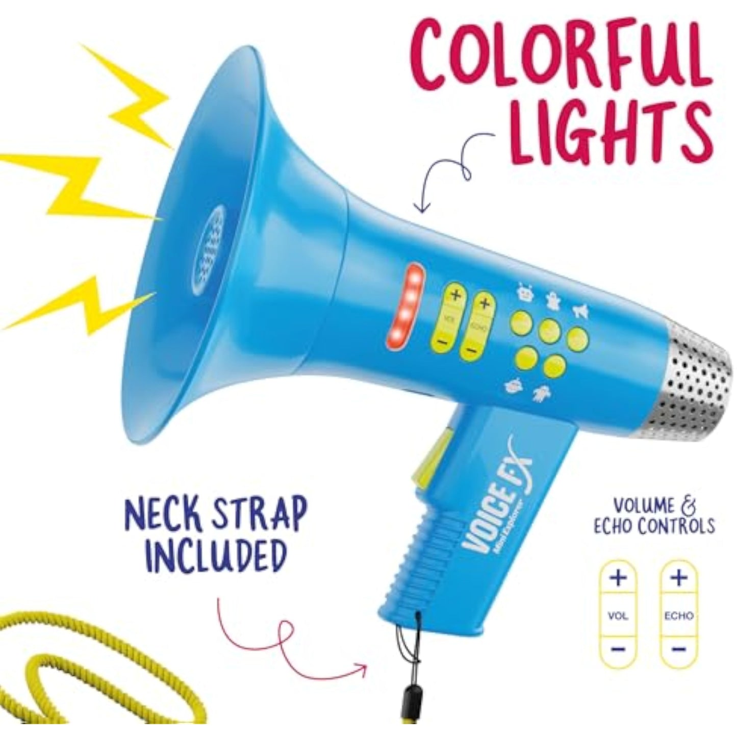 Mini Explorer Voice Changer for Kids - Gifts for Kids - Voice Changing Device for Boys & Girls Ages 3-8+ Olds Birthday Gifts for 3, 4, 5, 7, 8 Year Old Boy - Toys Gift Ideas for Kid, Toddler - New