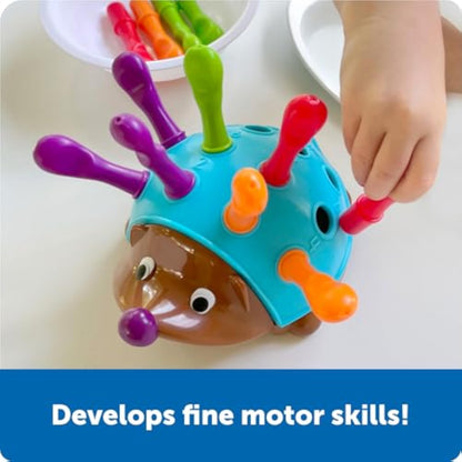 Learning Resources Spike The Fine Motor Hedgehog - Toddler Montessori Toys, Stacking Shape, Gifts For Boys And Girls, Sorting And Matching Skill Activities, Educational Games, Kindergarten - New