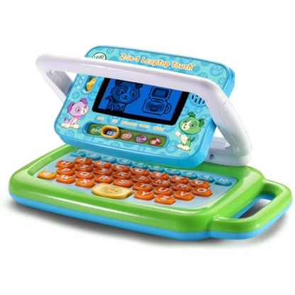 LeapFrog 2-in-1 LeapTop Touch, Green - New