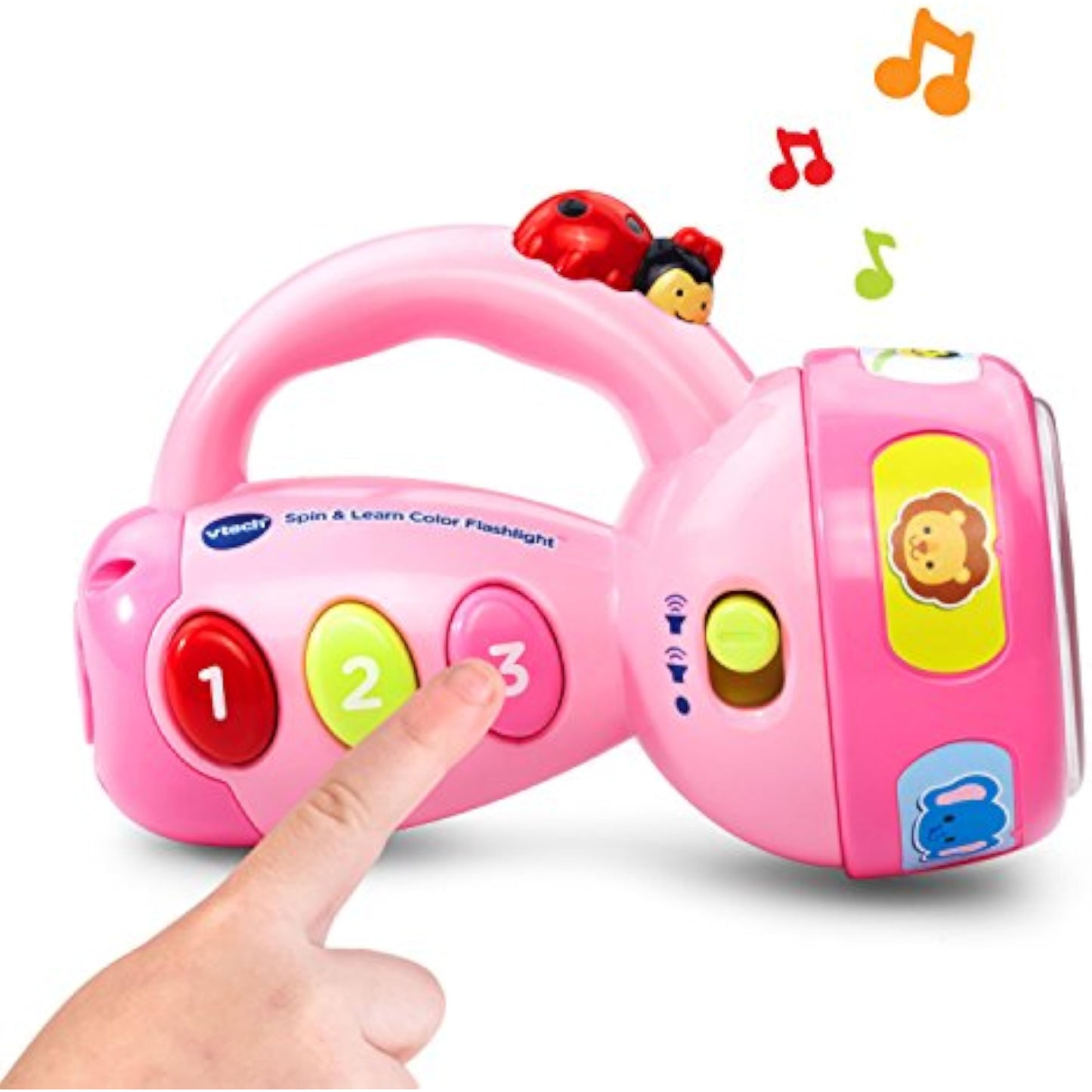 VTech Spin and Learn Color Flashlight, Pink - New