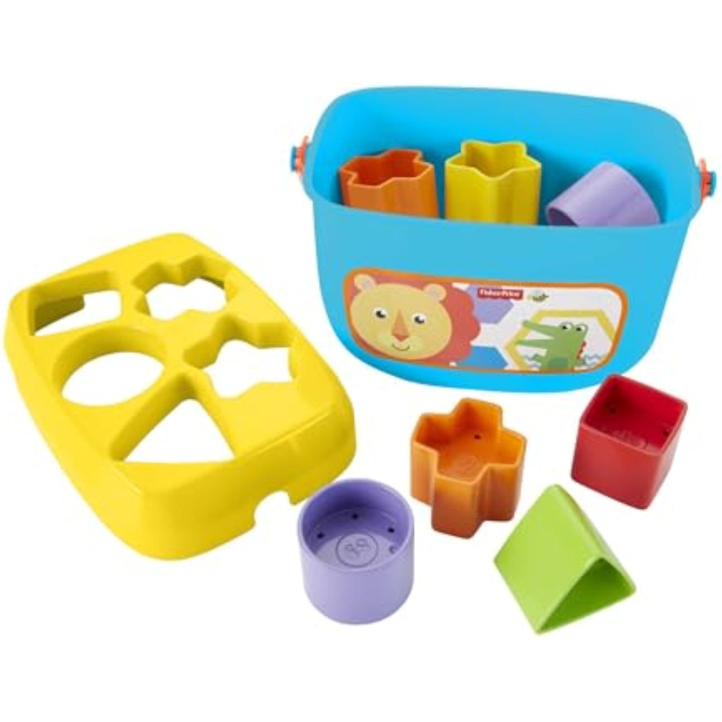 Fisher-Price Stacking Toy Baby's First Blocks Set of 10 Shapes for Sorting Play for Infants Ages 6+ Months - New