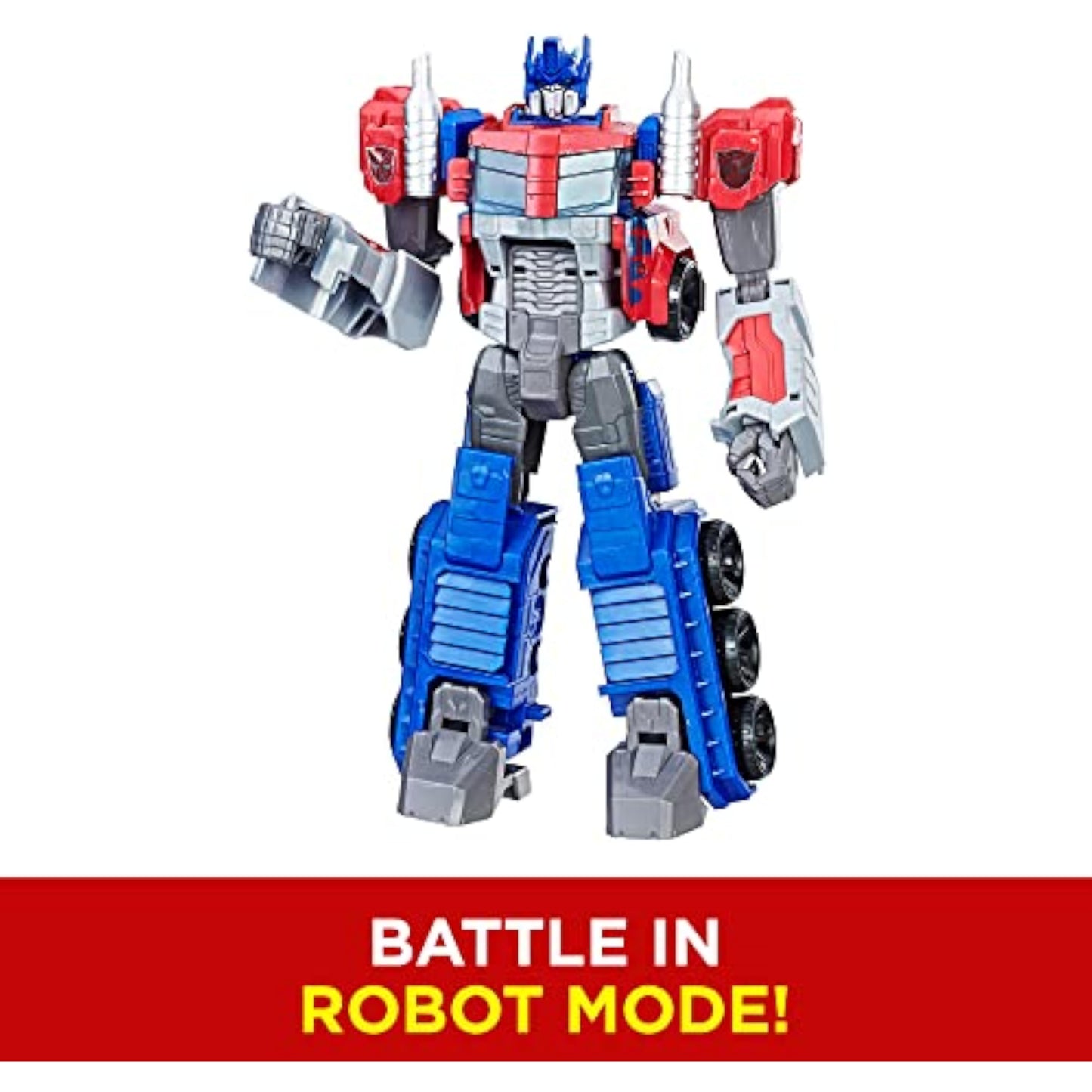 Transformers Toys Heroic Optimus Prime Action Figure - Timeless Large-Scale Figure, Changes into Toy Truck - Toys for Kids 6 and Up, 11-inch (Amazon Exclusive) - New