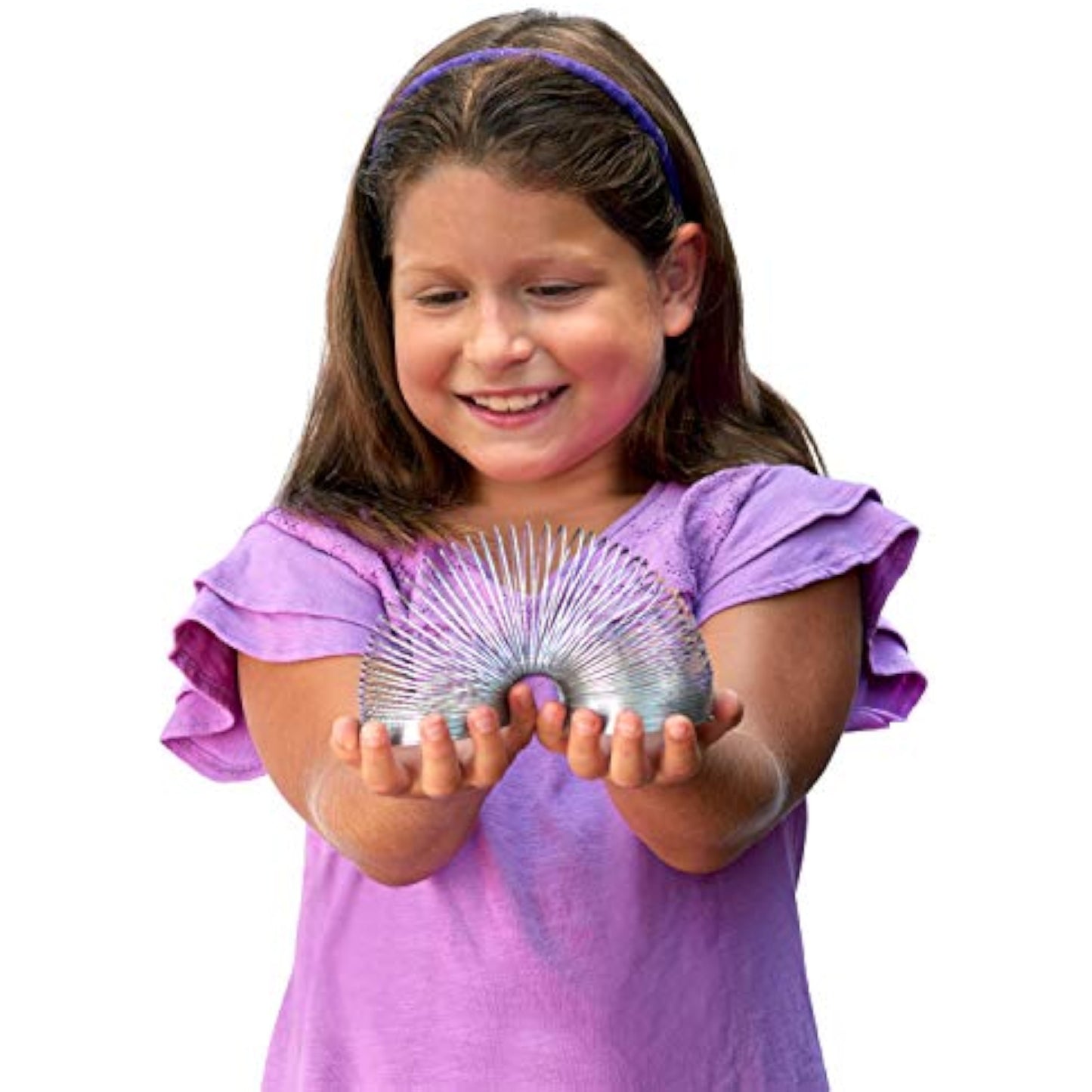 The Original Slinky Walking Spring Toy, 2.75-inch Diameter Metal Slinky, Fidget Toys - New