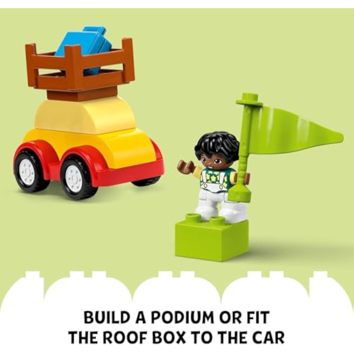LEGO DUPLO Classic Cars and Trucks Brick Box Building Blocks - Learning & Educational STEM Toys for Toddlers, Ages 1.5+ Years - Develops Fine Motor Skills - Gift for Toddler Birthday - 10439 - New