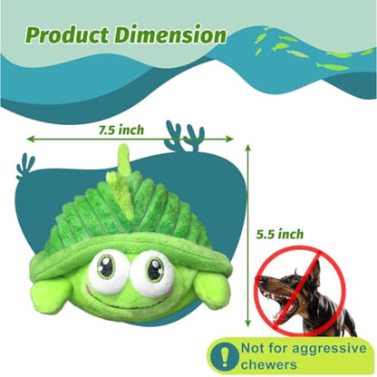 GUKCO Interactive Moving Dog Toys – Plush Chew Toy with Bouncing Ball, Music & Recording | Rechargeable Self-Play Toys for Small, Medium & Large Dogs to Keep Them Engaged (Turtle) - New