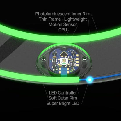 TOSY Flying Ring - 36 RGB Multicolor or 12 Monocolor LEDs, Super Bright, Lost Mode, Auto Light Up, Easter Basket Stuffers Gift for Kid/Teen/Boy/Girl, Safe, Waterproof, Pool/Beach/Camping Toy - New