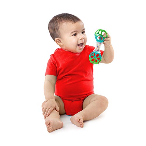 Bright Starts Soothers & Shakers 7pc Gift Set - BPA-Free Baby Rattles, Teethers and Stroller Toys, Unisex, Newborn+ - New