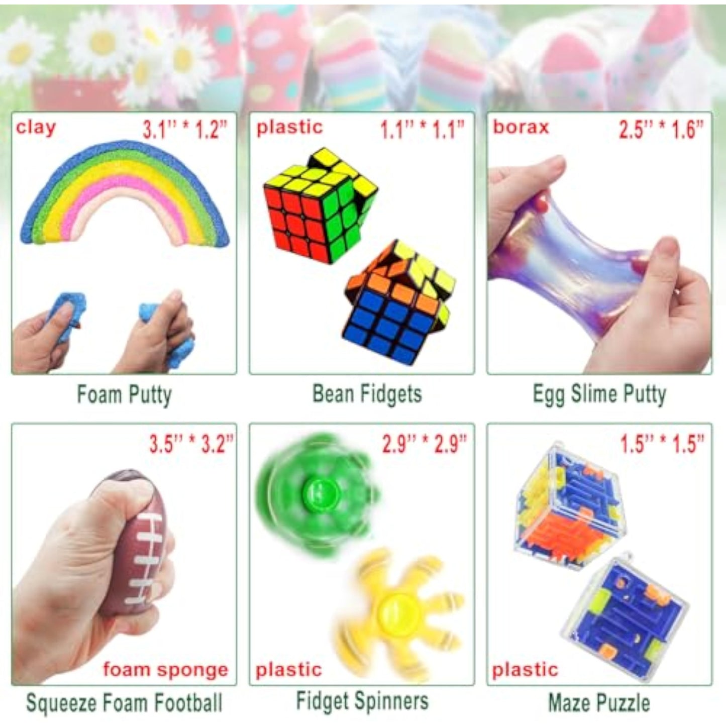 Fidget Toy Set, 35 Pcs Sensory Toy for ADD, OCD, Autistic Children, Adults, Anxiety Autism to Stress Relief and Anti Anxiety with Motion Timer, Perfect for Classroom Reward with Gift Box - New