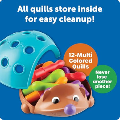 Learning Resources Spike The Fine Motor Hedgehog - Toddler Montessori Toys, Stacking Shape, Gifts For Boys And Girls, Sorting And Matching Skill Activities, Educational Games, Kindergarten - New