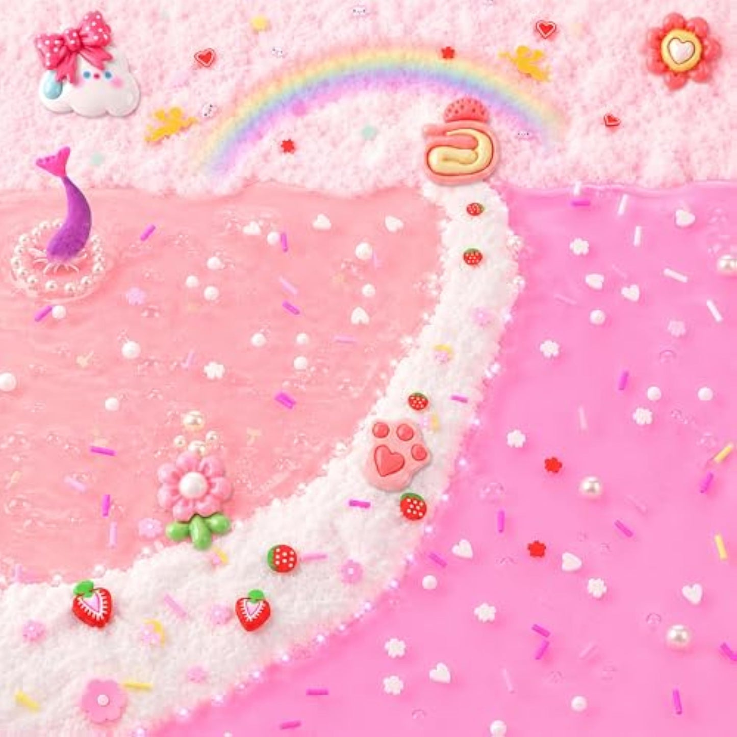 6 Pack Slimes, Pink Slime Kids, Cloud Slime kit for Girls Ages 8-12, Toys for Girls and Boys, for Kids Slime Set Party kit Goodie Bag Stuffers, 4 5 6 7 8 9 10 Year Old Girl Birthday Gift Cute Stuff - New