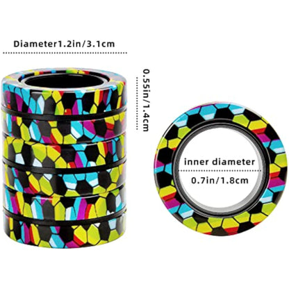 Magnetic Rings Fidget Toy Set, Idea ADHD Fidget Toys, Adult Fidget Magnets Spinner Rings for Anxiety Relief Therapy, Fidget Pack Great Gift for Adults Teens Kids Easter Basket Stuffers (3PCS) - New