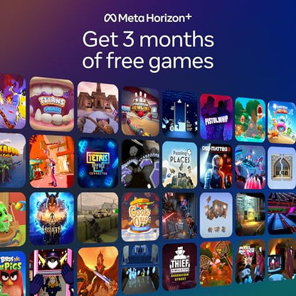 Meta Quest 3 512GB | VR Headset — Thirty Percent Sharper Resolution — 2X Graphical Processing Power — Virtual Reality Without Wires — Access to 40+ Games with a 3-Month Trial of Meta Horizon+ Included - New