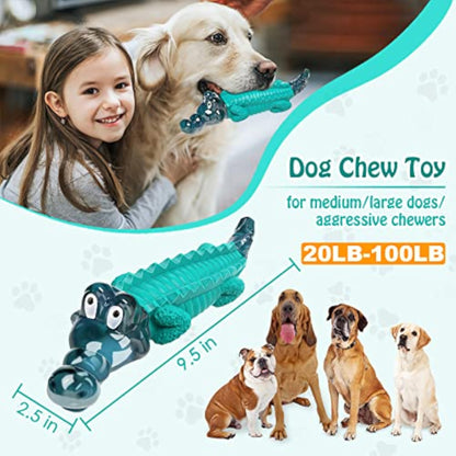 Jeefome Dog Toys for Aggressive Chewers - Tough, Indestructible Dog Chew Toys for Large, Medium, Small Breed Dogs to Keep Them Busy - New