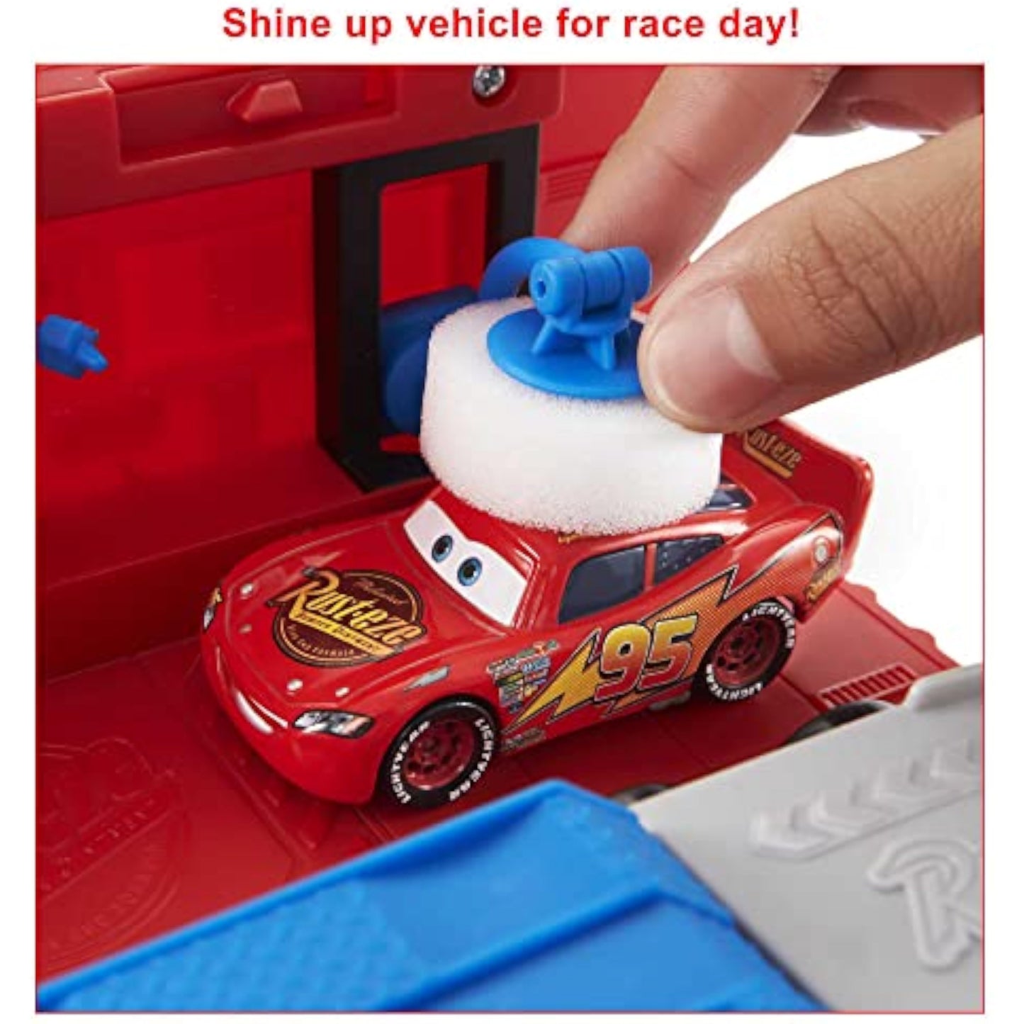Mattel Disney and Pixar Cars Transforming Mack Playset, 2-in-1 Toy Truck & Tune-Up Station with Launcher, Lift & More, Movie-Inspired Graphics, Gift for Kids Ages 4 Years Old & Up - New