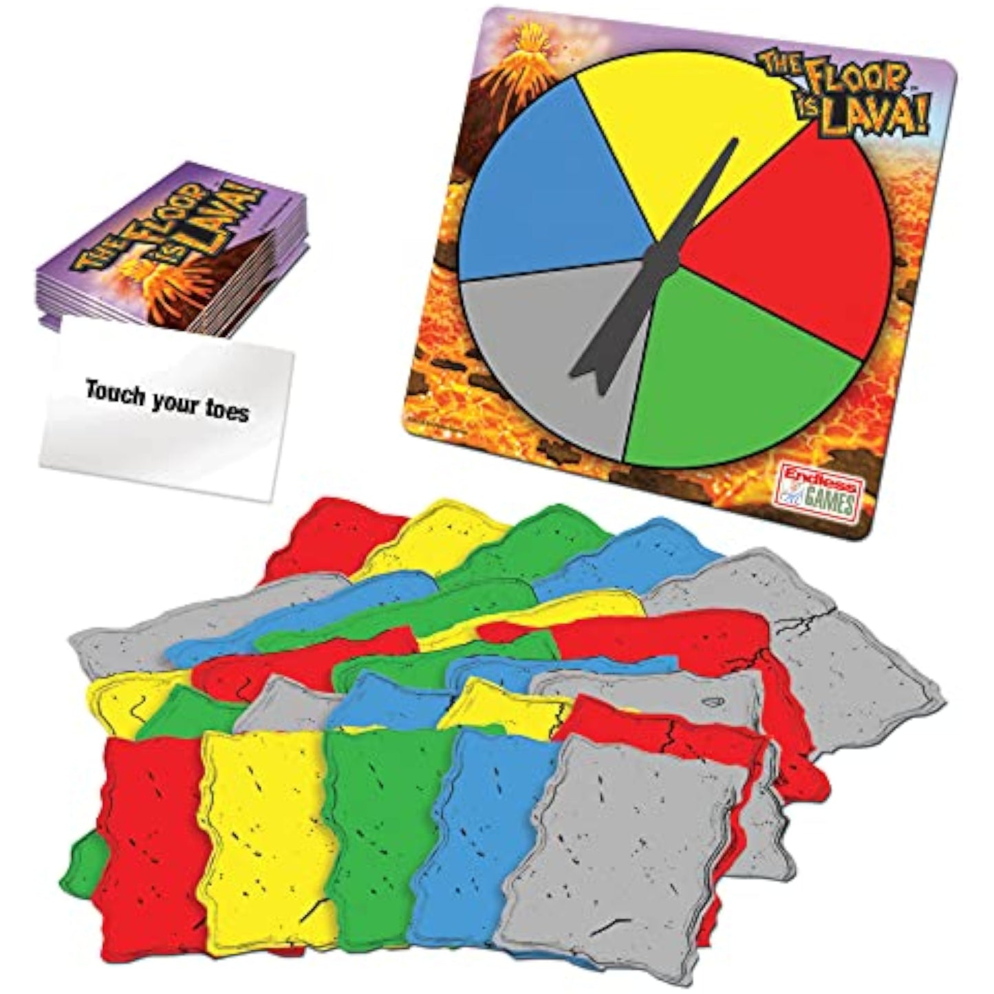 Goliath The Original The Floor is Lava! Game by Endless Games - Interactive Game For Kids And Adults - Promotes Physical Activity - Indoor And Outdoor Safe - Classic Edition - New
