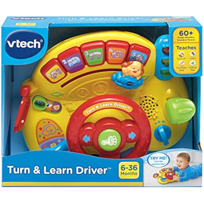 VTech Turn and Learn Driver, Yellow - New
