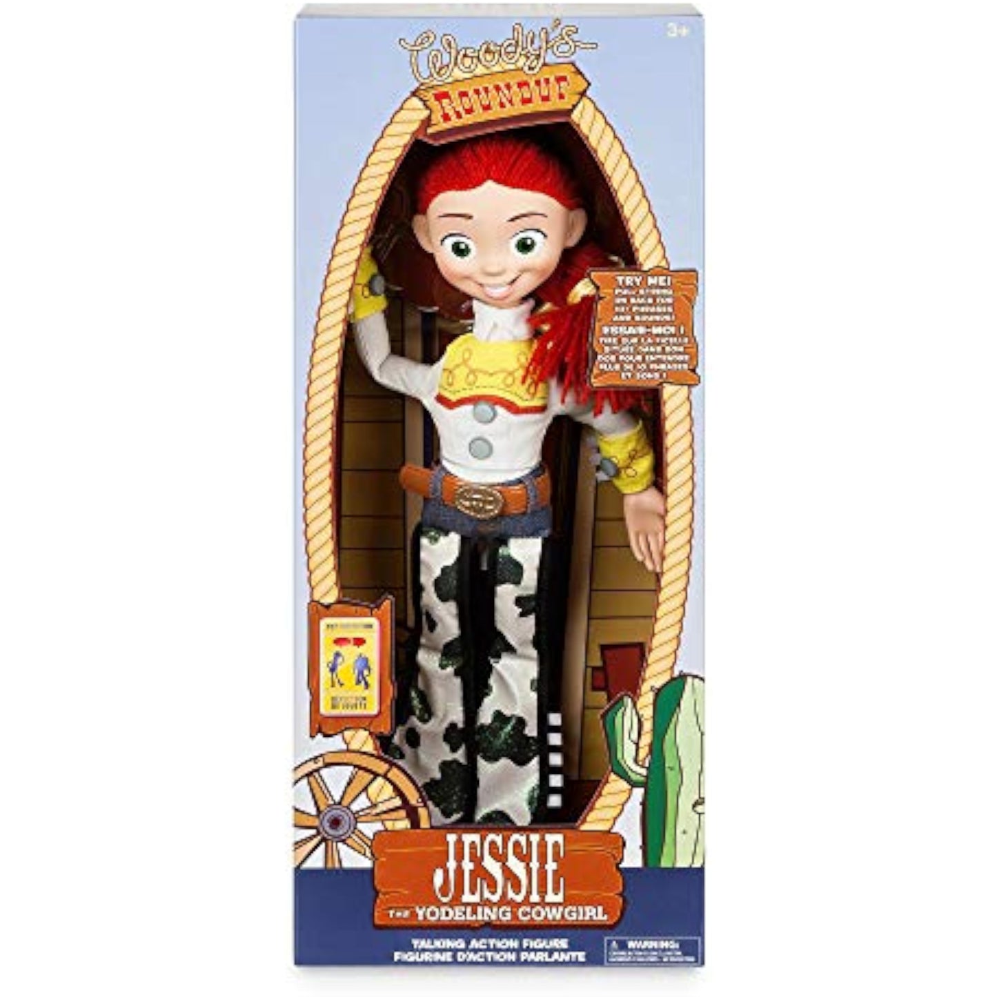 Disney Store Official Jessie Interactive Talking Action Figure from Toy Story, Features Sounds and Phrases from The Movies, Interacts with Other Figures and Toys - New