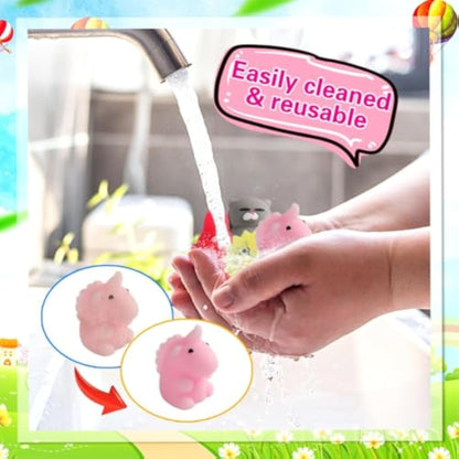 80Pcs Party Favors for Kids 4-8, Kawaii Squishies Mochi Squishy Toy Bulk Fidget Sensory Toys Birthday Gifts for Boys Girls, Easter Basket Stuffers Egg Fillers Treasure Box Classroom Prizes Goodie Bag - New