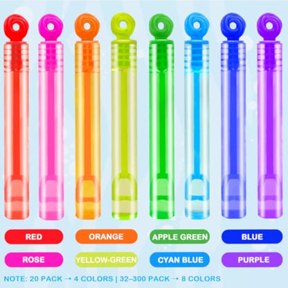 Party Goodie Bag Stuffer Fillers for Kids, 32 Pack Mini Bubble Wand Toys Gifts for Toddler, Small Birthday Summer Beach Pool Camping Party Favor Supplies,4th of July Classroom School Stuff Treat Prize - New