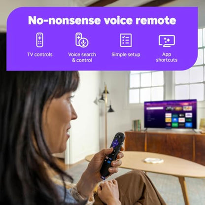 Roku Streaming Stick HD — HD Streaming Device for TV with Roku Voice Remote, Free & Live TV - New