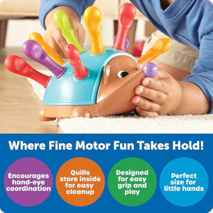Learning Resources Spike The Fine Motor Hedgehog - Toddler Montessori Toys, Stacking Shape, Gifts For Boys And Girls, Sorting And Matching Skill Activities, Educational Games, Kindergarten - New