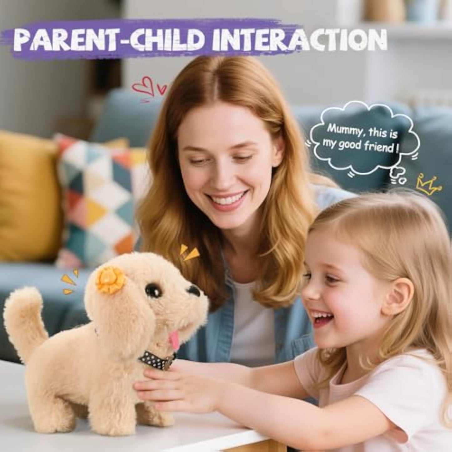 Vanvimen 16 Pcs Robot Dog Toys for Girls, Toys for 3 4 5 6 7 8 Year Old Girls Kids Boys, Realistic Robot Puppy Toddlers Girl Toy for 5-7 6-8, Ideas Birthday Gifts for Girl 3 4 5 6 Year Old - New