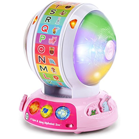LeapFrog Spin and Sing Alphabet Zoo, Pink - New