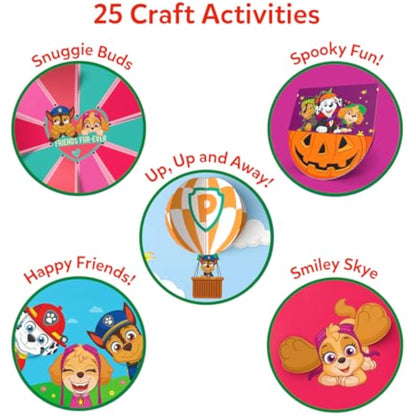 Skillmatics Scissor Skills Activity Book - Snip Snip PAW Patrol, 25 Cutting & Creative Activities for Preschoolers, Fine Motor Skills, Felt Craft Kit, Screen-Free Fun, Gifts for Ages 3, 4, 5, 6, 7 - New