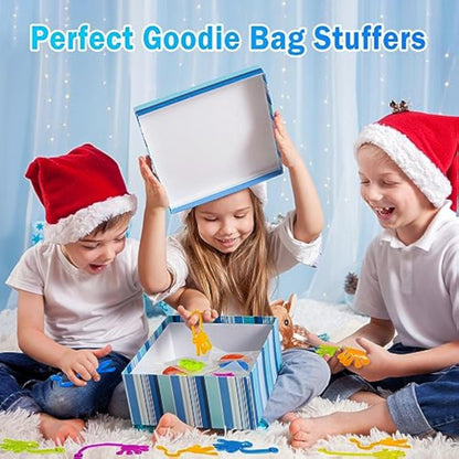 Sticky Hands Bulk 48 PCS Party Favors for Kids 4-8 8-12 Stretchy Sticky Hand Toy Goodie Bag Stuffers Fillers Treasure Box Toys Classroom Prizes School End of Year Student Gifts Birthday Party Supplies - New