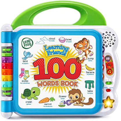 LeapFrog Learning Friends 100 Words Book, Green - New
