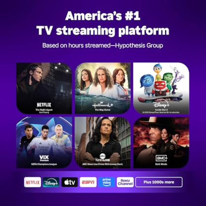 Roku Streaming Stick HD — HD Streaming Device for TV with Roku Voice Remote, Free & Live TV - New