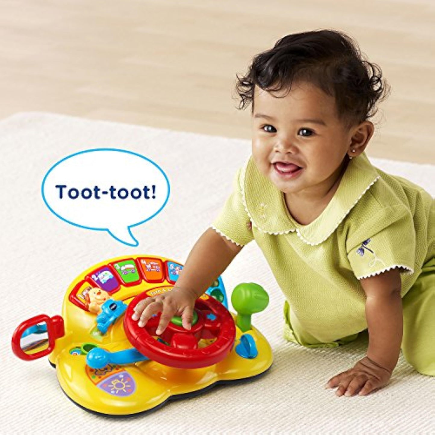 VTech Turn and Learn Driver, Yellow - New