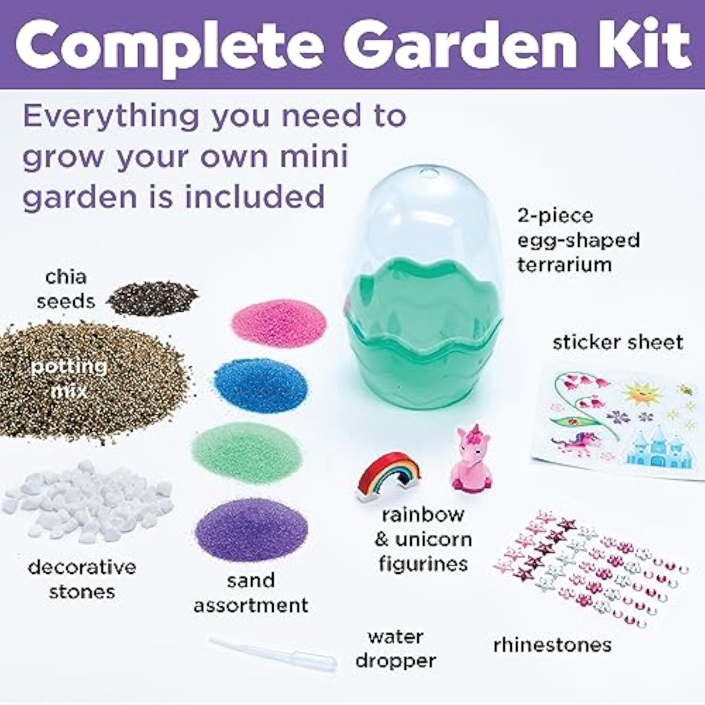Creativity for Kids Mini Garden: Unicorn - New
